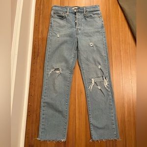 Levi’s Women’s wedgie straight jeans artic tundra size 28
